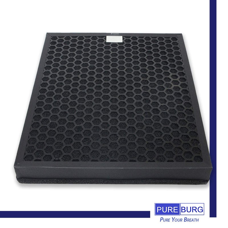 PUREBURG Replacement Filter Set Compatible with Coway Airmega 300 300S Air Purifier,H13 HEPA Activated Carbon MAX2 3-Stage Filtration - Image 4